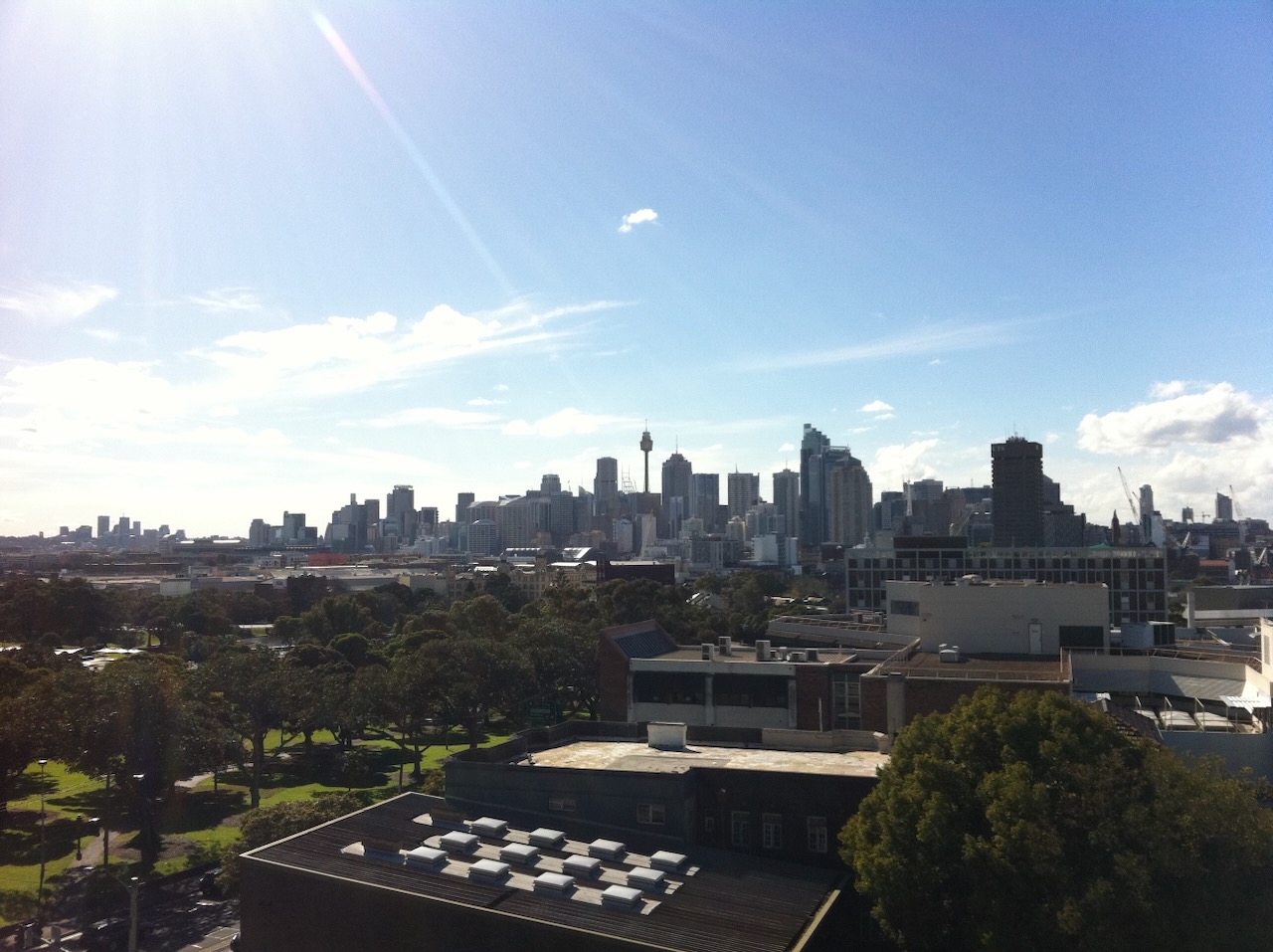 Sydney city from my office