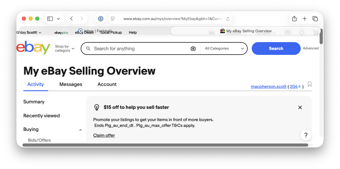Screenshot of Safari shitting the bed